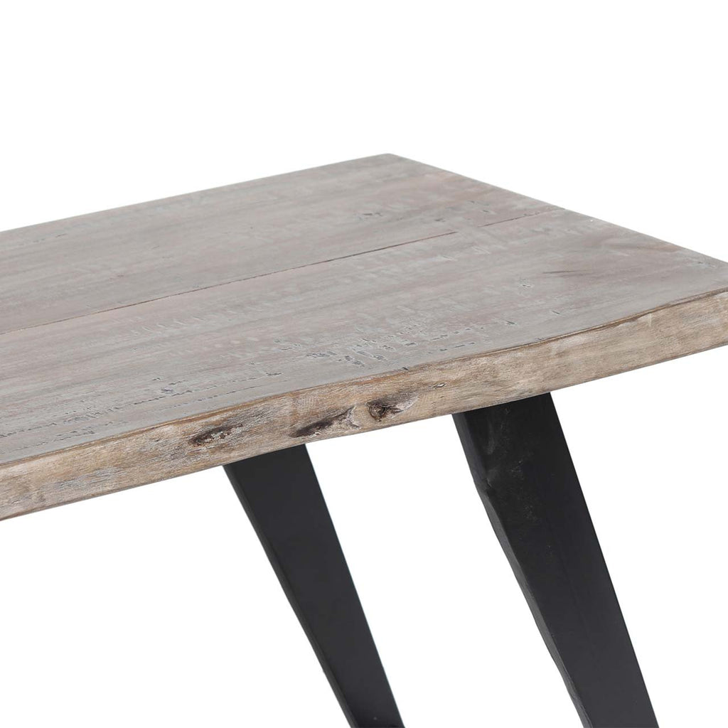Yuki Acacia Wood Live Edge Bench