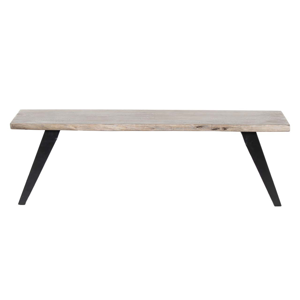 Yuki Acacia Wood Live Edge Bench