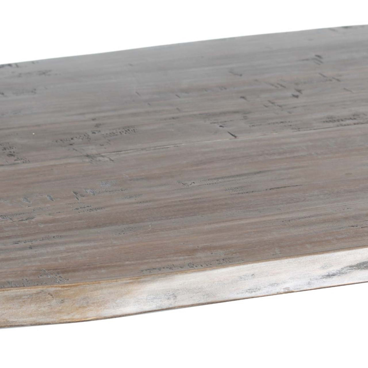 Yuki Live Edge Acacia Wood Black Iron Dining Table - Salvage / Black Iron