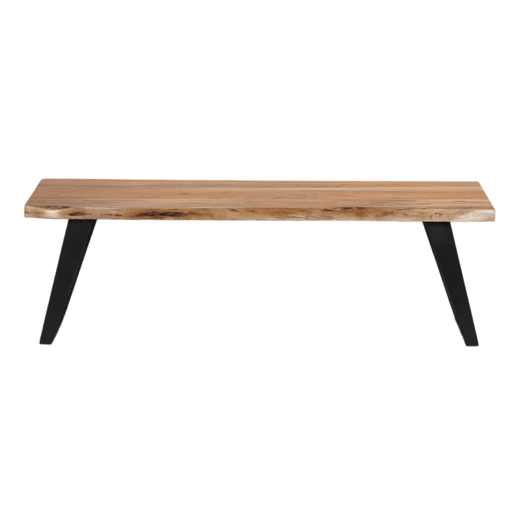 Yuki Acacia Wood Live Edge Bench