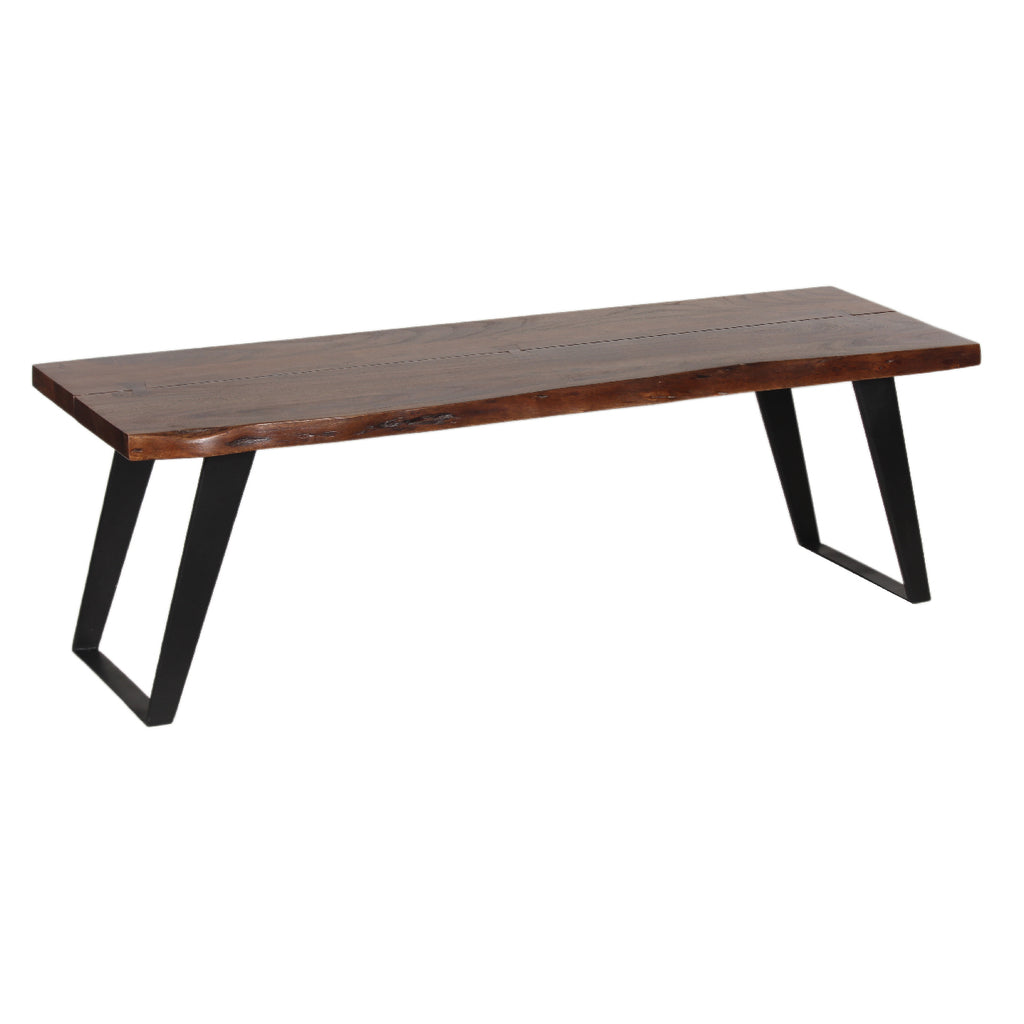 Yuki Acacia Wood Live Edge Bench