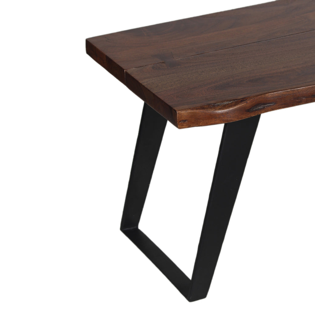 Yuki Acacia Wood Live Edge Bench
