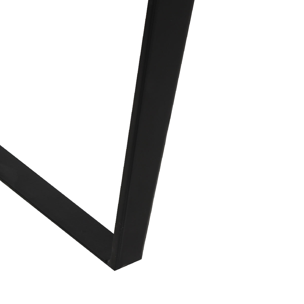 Yuki Live Edge Acacia Wood Black Iron Side Table