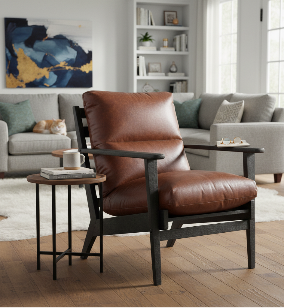 Ronan Mango Wood Armchair