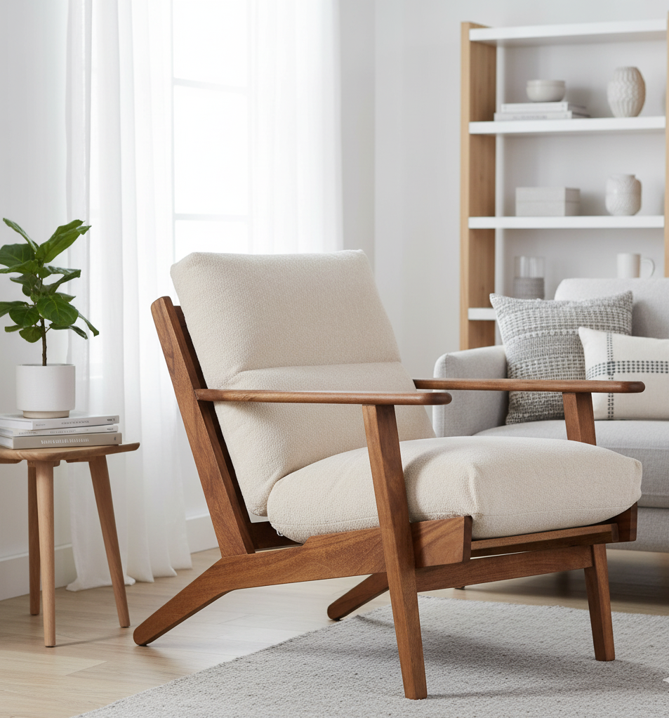 Ronan Mango Wood Armchair
