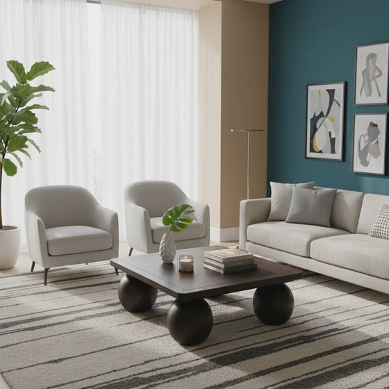 Alida Mango Wood Square Coffee Table