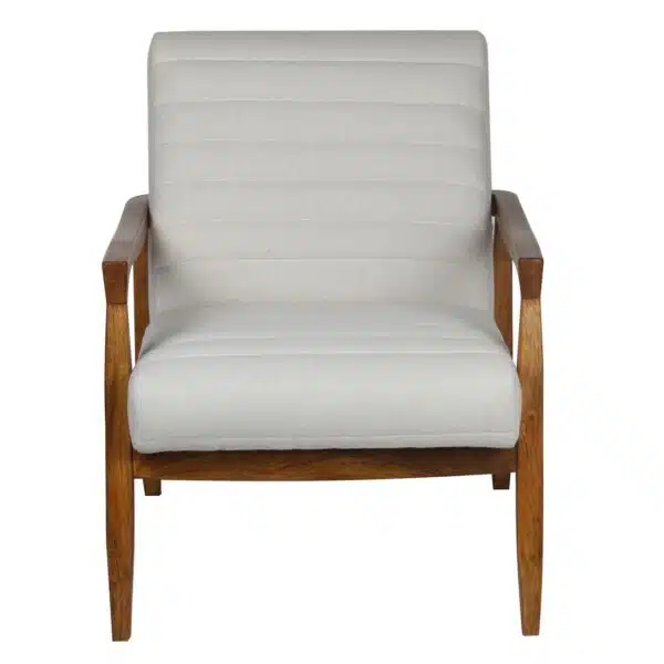 Albi Mango Wood Fabric Arm Chair CG