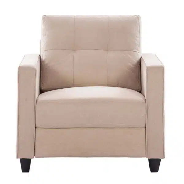 Alex Fraser Fabric Armchair Beige