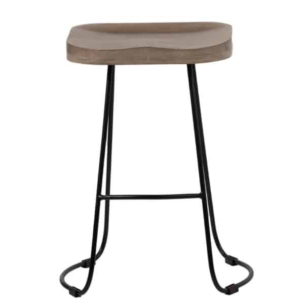 Boston Mango Wood Iron Counter Stool S