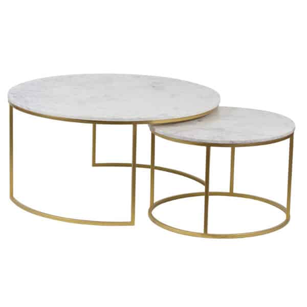 Capri Iron Marble S Coffee Table G