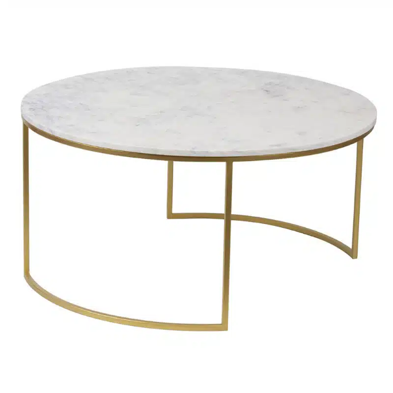 Capri Iron Marble S Coffee Table G e