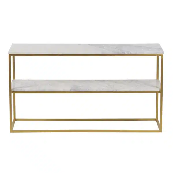 Capri Iron Marble TV Console G