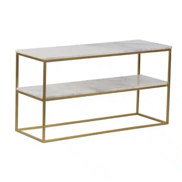 Capri Iron Marble TV Console G a