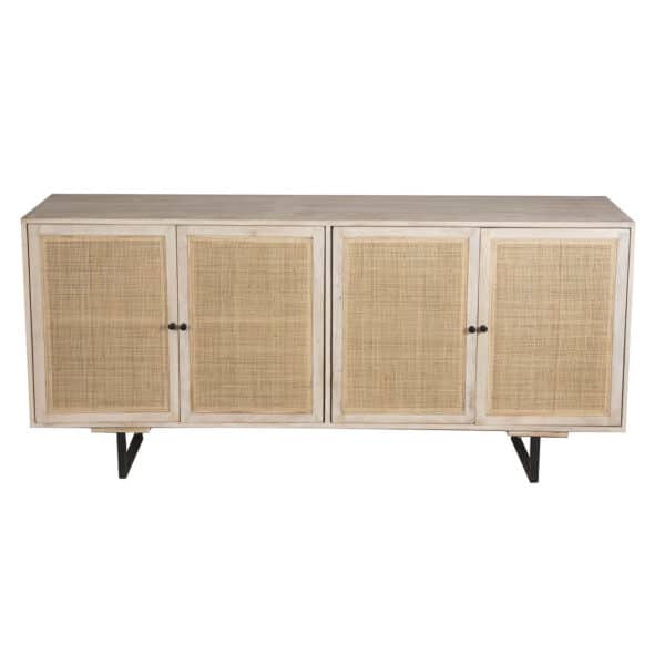 Carmel Mango Wood Iron  Door Sideboard N