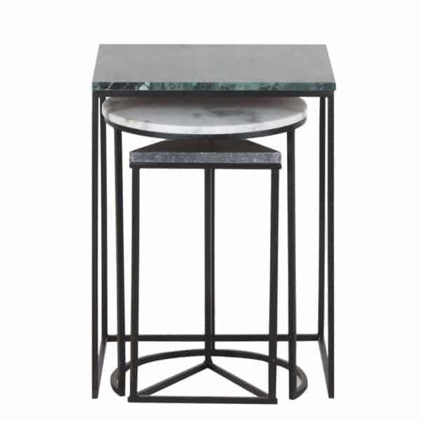 Cosmopolitan Iron Marble End Table a