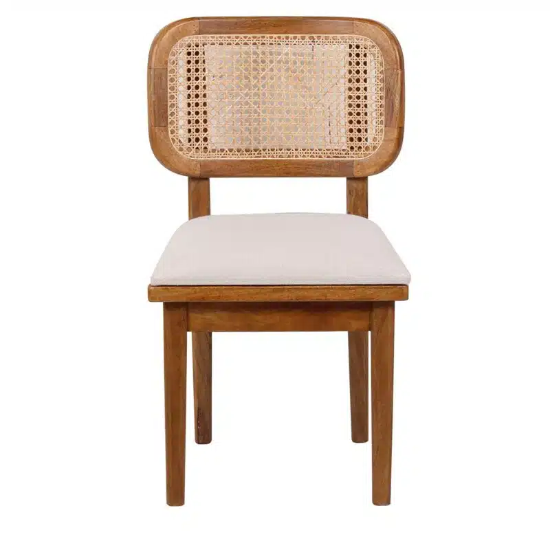 Domingo Mango Wood Cane Chair CG