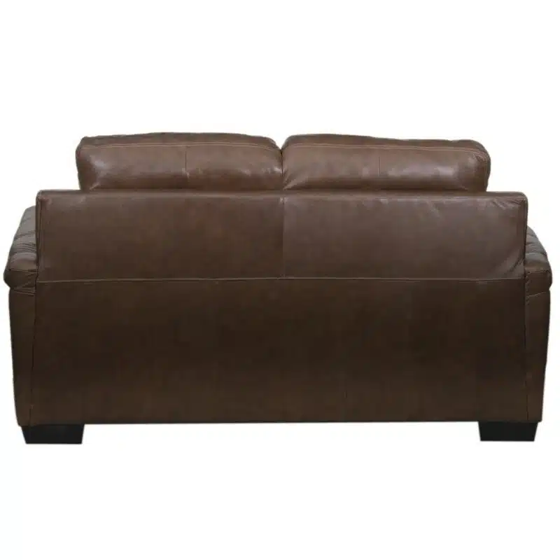 Hamburg Leather Loveseat Sofa e