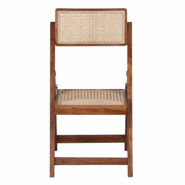 Havana Acacia Wood Cane Folding Chair CG