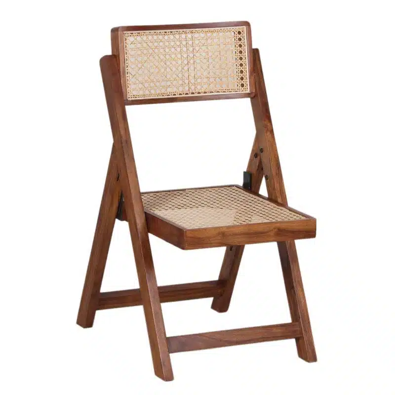 Havana Acacia Wood Cane Folding Chair CG a