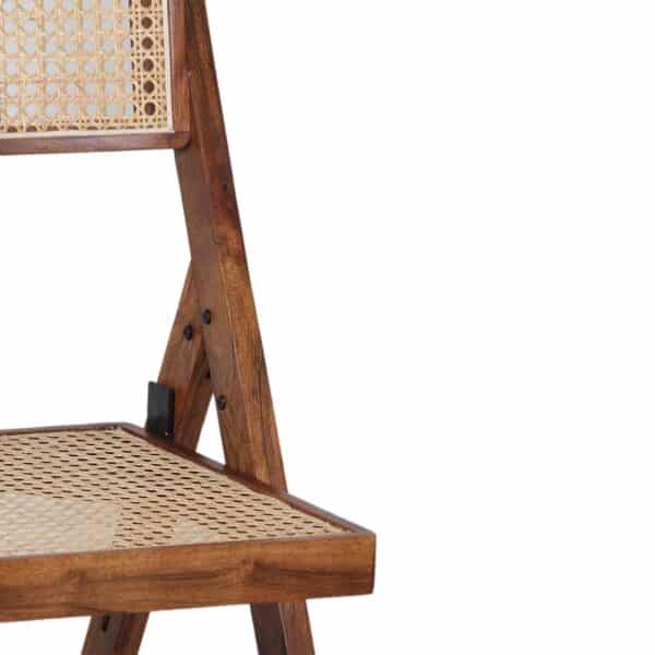 Havana Acacia Wood Cane Folding Chair CG c