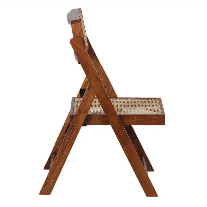 Havana Acacia Wood Cane Folding Chair CG d