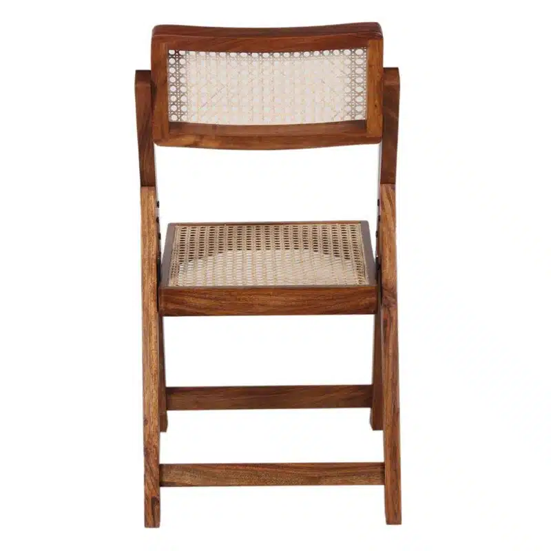 Havana Acacia Wood Cane Folding Chair CG e