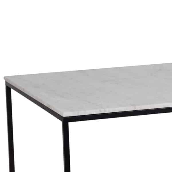 Keywest Iron Marble Top Coffee Table Bk b