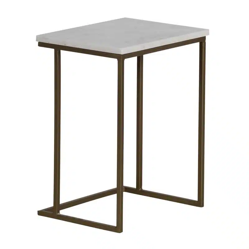 Keywest Iron Marble Top Side Tables G d