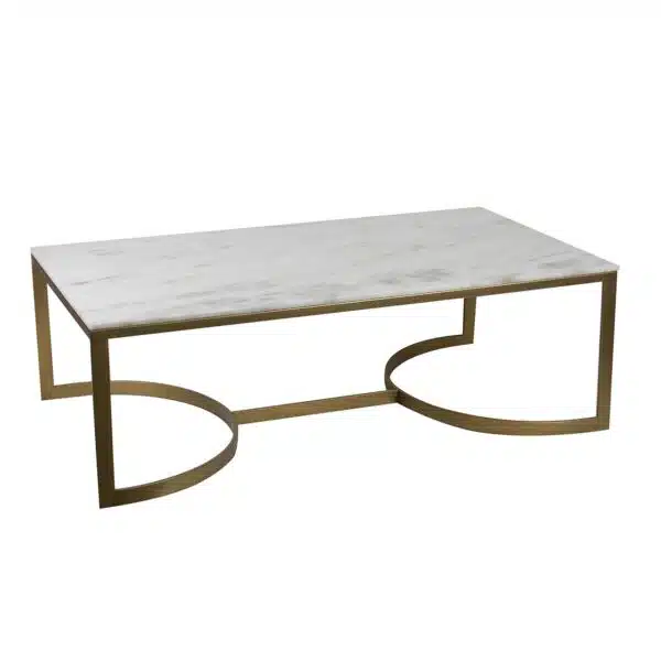 Luna Iron Marble Coffee Table a