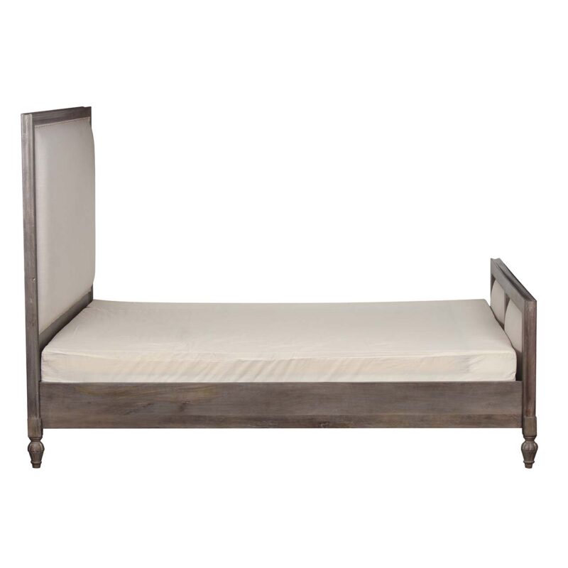 Maison Mango Wood Fabric Bed Queen S