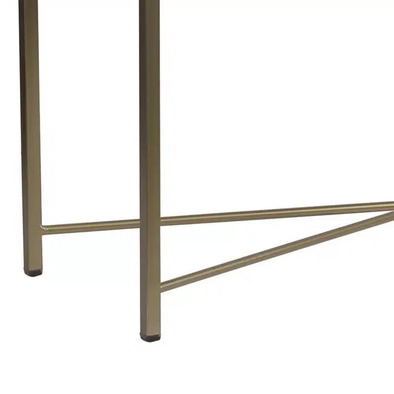 Merge Iron Acacia Wood Marble Console Table