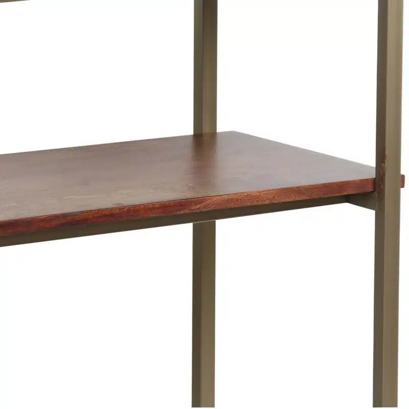 Merge Iron Acacia Wood Marble Console Table