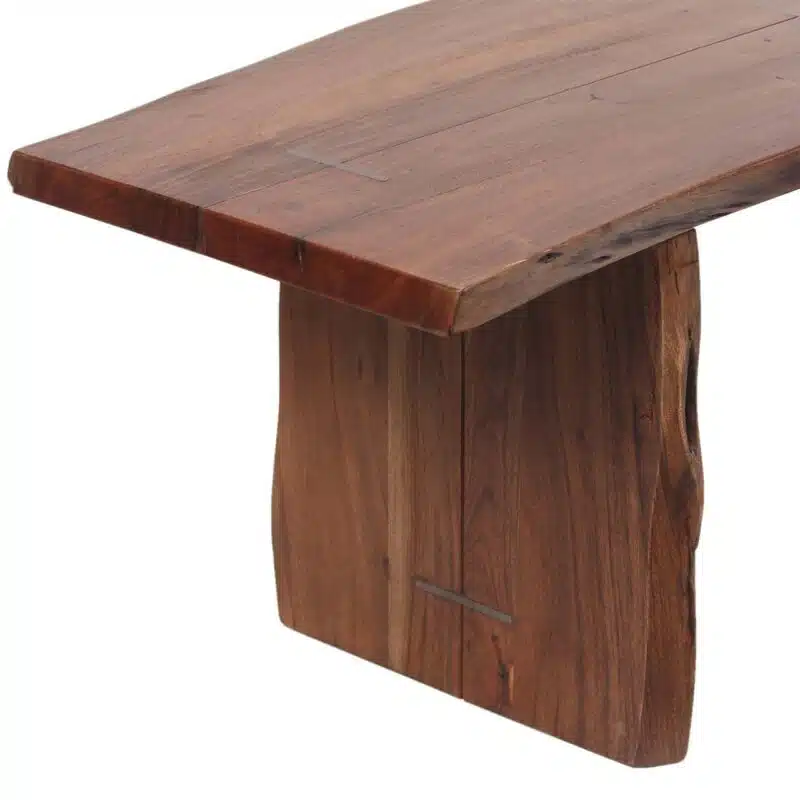 Nova Acacia Wood Live Edge Dining Bench WW