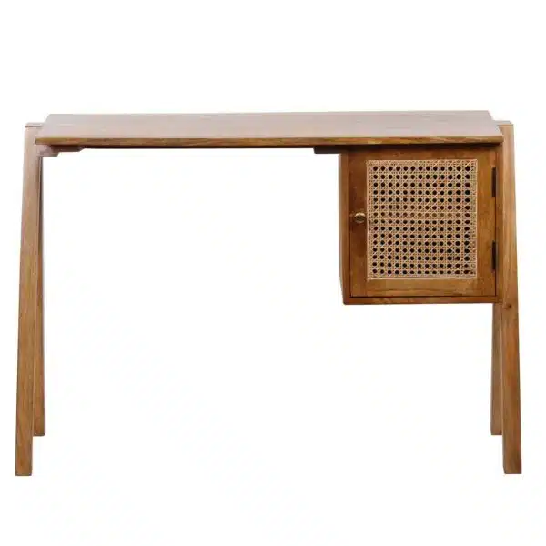 Pacifica Mango Wood Rattan Desk CG