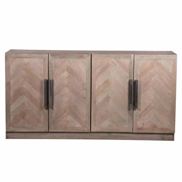 Parquet Mango Wood  Door Buffet S