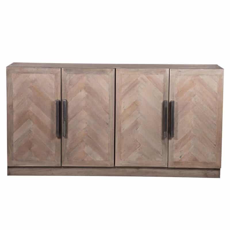 Parquet Mango Wood  Door Buffet S