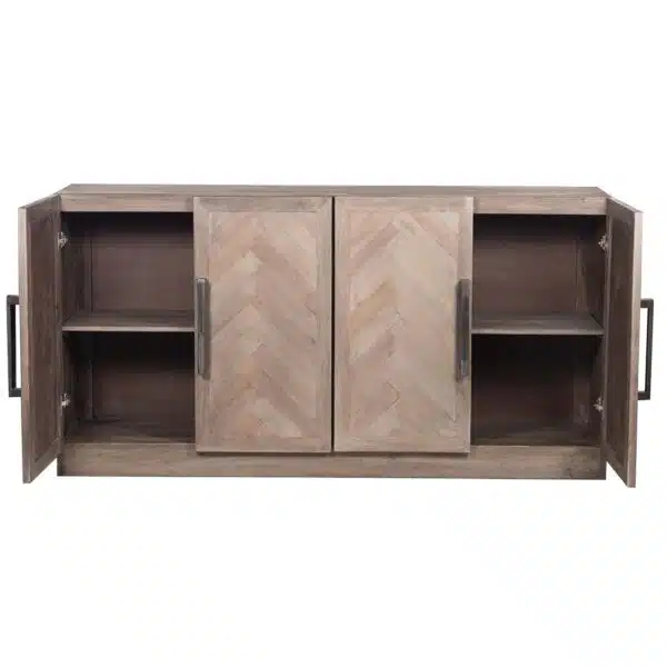 Parquet Mango Wood  Door Buffet S