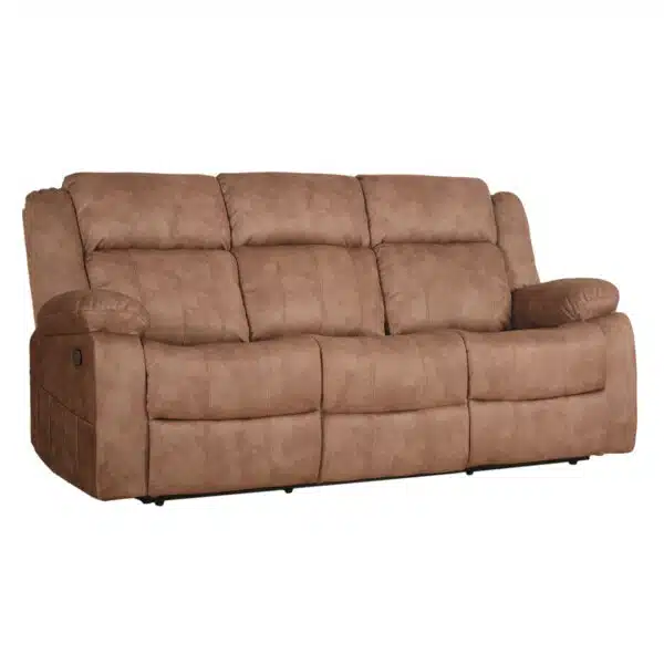 Rome  Seater Sofa Fabric Brown