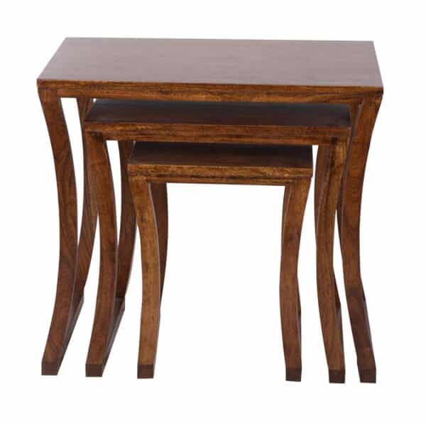 Sanya Acacia Wood Set Of  Side Tables CH