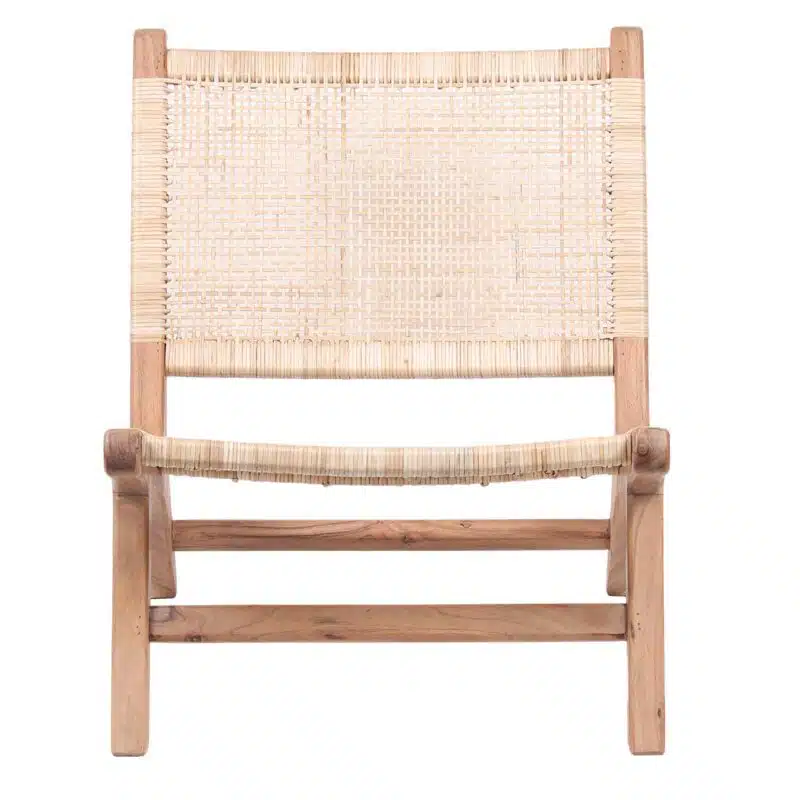 Savanna Acacia Wood Rattan Chair NA