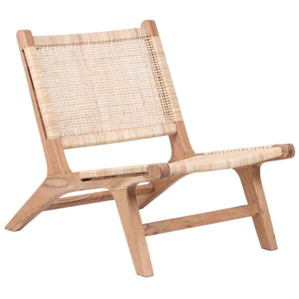 Savanna Acacia Wood Rattan Chair NA