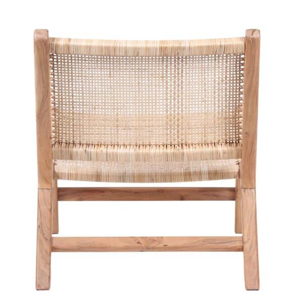 Savanna Acacia Wood Rattan Chair NA