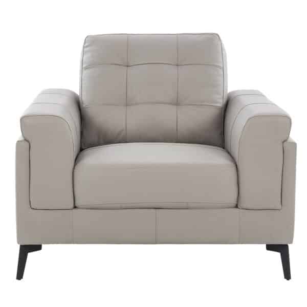 Scottsdale Leather Channel Back Chair