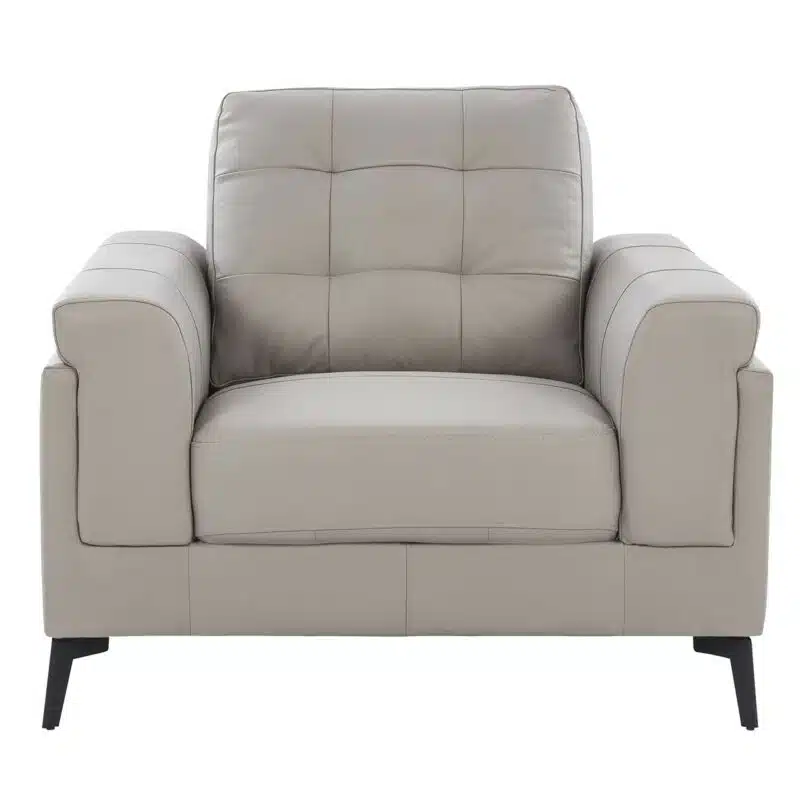 Scottsdale Leather Channel Back Chair