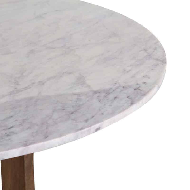 Tria Mango Wood Marble Dining Table WW