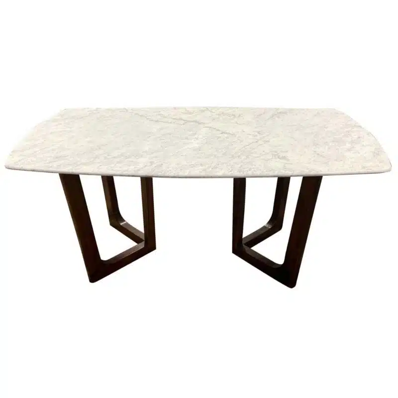 Vienna Acacia Wood Marble Dining Table WW