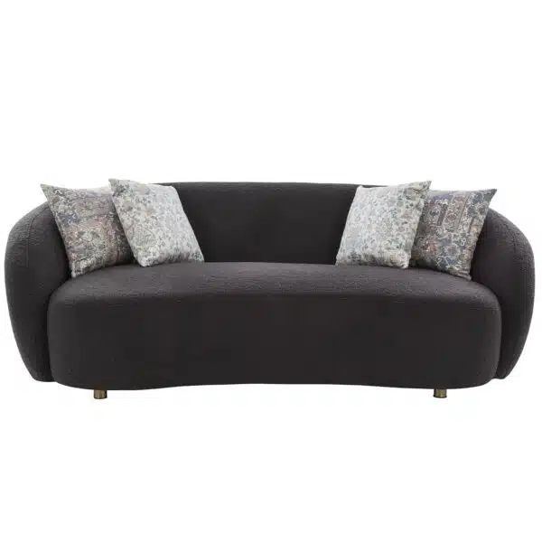 Washington Fabric Sofa Black